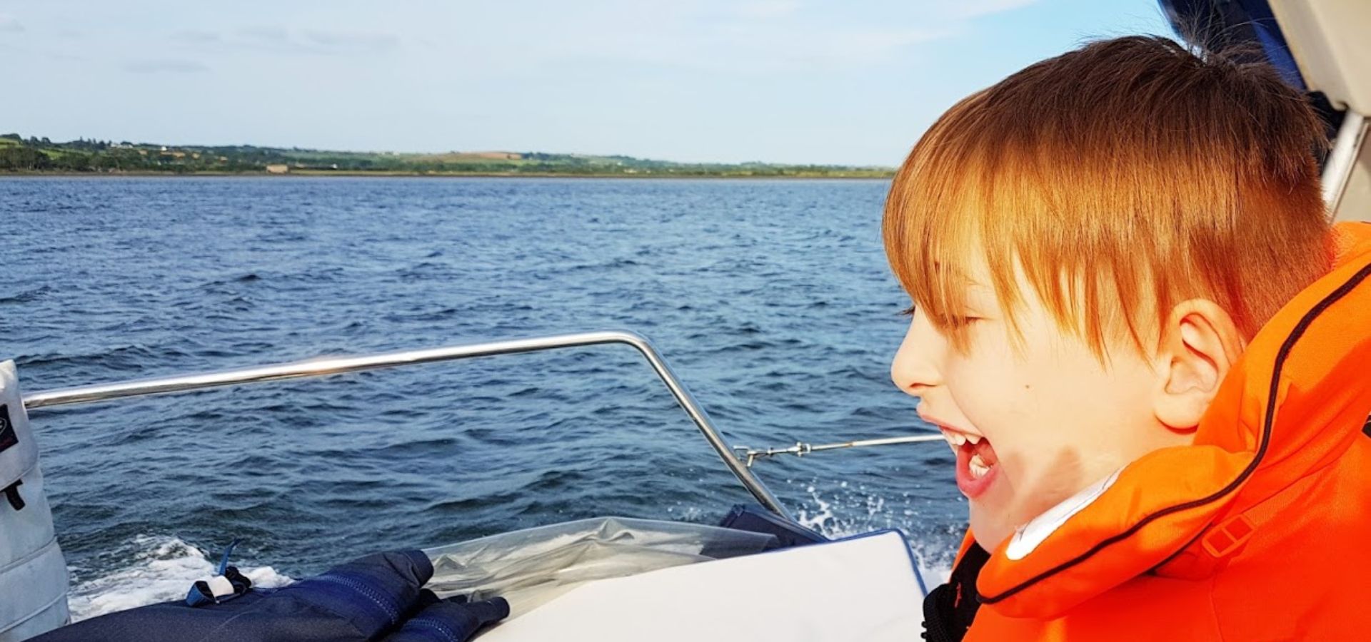 Do you have one hand on the boat?
